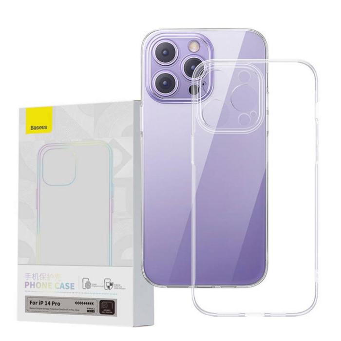 Baseus Transparent Case  Simple for iPhone 14 Pro (P60151104201-01) (BASP60151104201-01)
