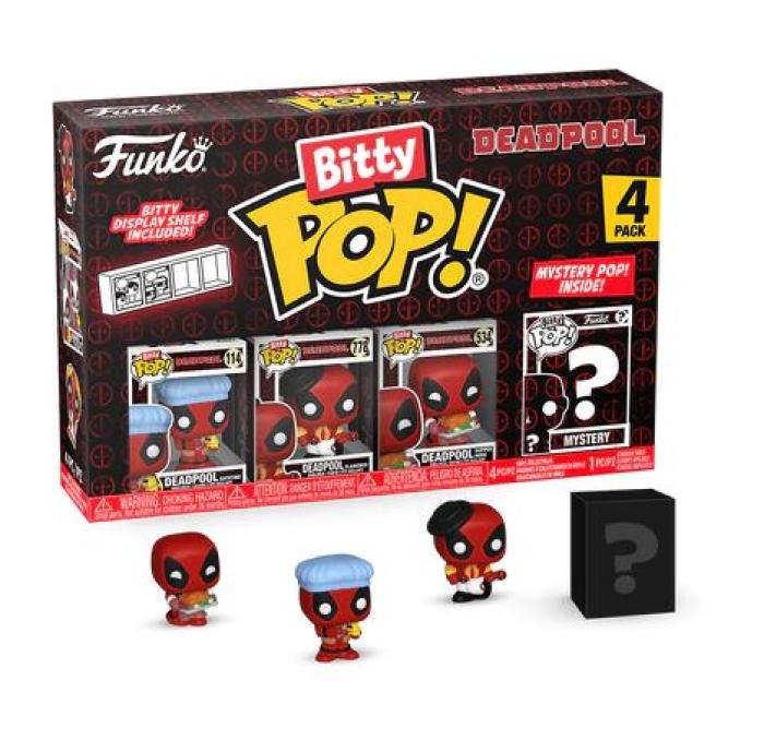FUNKO BITTY POP! 4-PACK: DEADPOOL - BATHTIME VINYL FIGURES