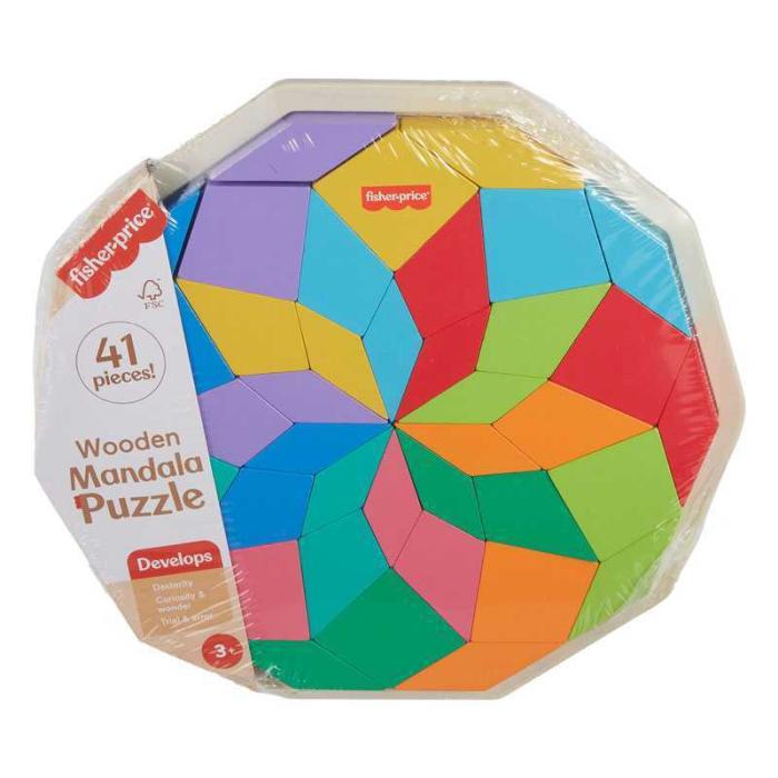 FISHER-PRICE - ΞΥΛΙΝΟ ΠΑΖΛ ΜΑΝΤΑΛΑ 41 ΤΕΜΑΧΙΑ- HXT94