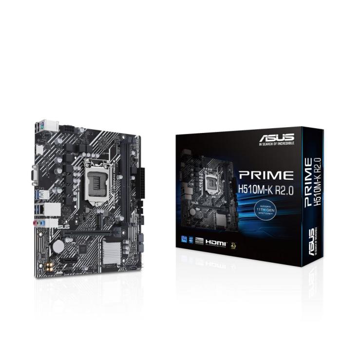 Asus Prime H510M-K R2.0 Motherboard Micro ATX με Intel 1200 Socket (90MB1E80-M0EAY0) (ASU90MB1E80-M0EAY0)
