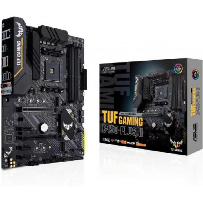 ASUS TUF GAMING B450-PLUS II AMD B450 Socket AM4 ATX (90MB1650-M0EAY0) (ASU90MB1650-M0EAY0)