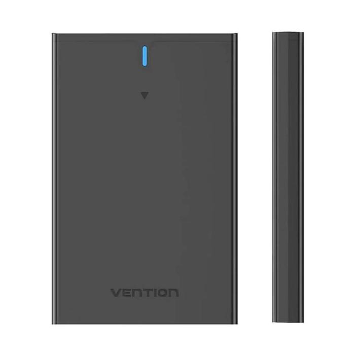VENTION 2.5" Hard Drive Enclosure SATA III, (USB 3.1 Gen 2-C) Black (KPBB0) (VENKPBB0)