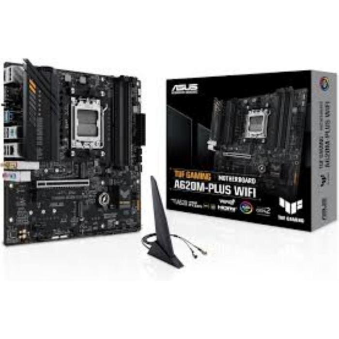 ASUS TUF GAMING A620M-PLUS WIFI AMD A620 Socket AM5 micro ATX (90MB1F00-M0EAY0) (ASU90MB1F00-M0EAY0)