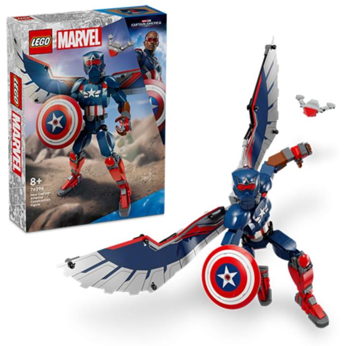 Lego Marvel Super Heroes New Captain America Construction Figure (76296) (LGO76296)