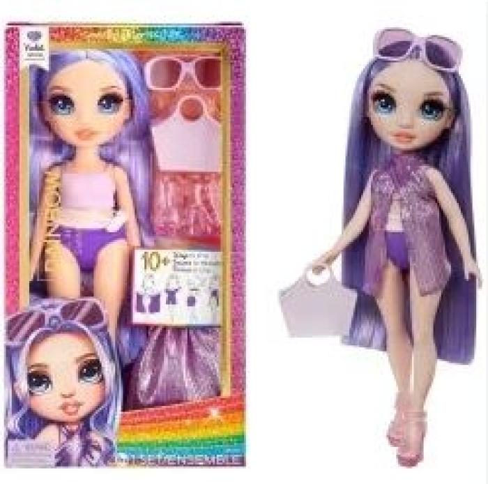 RAINBOW HIGH SWIM   STYLE FASHION DOLL- VIOLET (PURPLE)