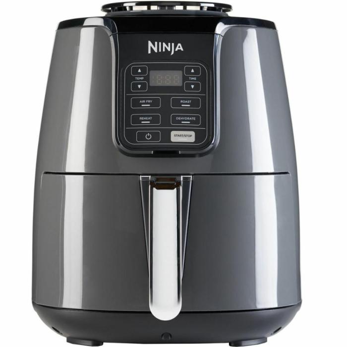 Ninja 4-Quart Air Fryer 3.8lt Silver (AF100EU) (SNIAF100EU)