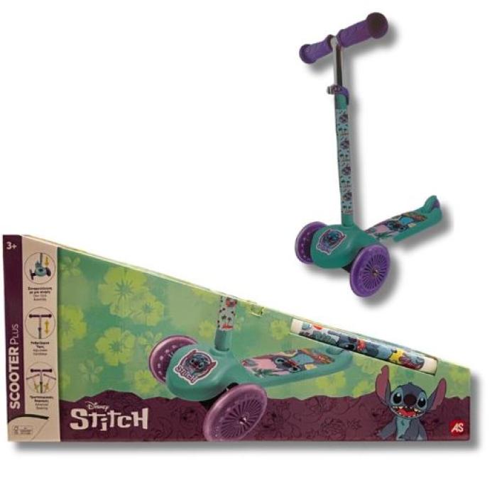 ΠΑΙΔΙΚΟ SCOOTER PLUS STITCH ΜΕ 3 ΡΟΔΕΣ - ΛΑΜΠΑΔΑ 2025