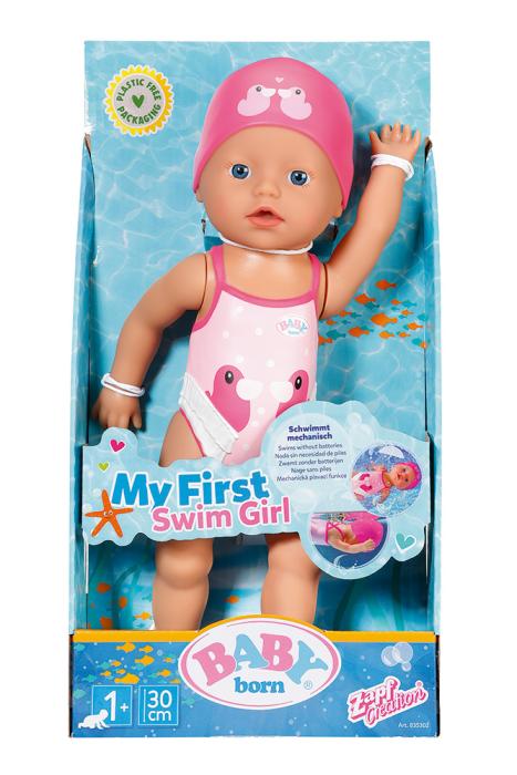 BABY BORN - ΚΟΥΚΛΑ ΜΩΡΟ ΚΟΛΥΜΒΗΤΡΙΑ 30CM