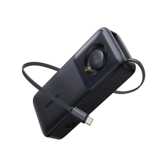 Baseus Powerbank Free2Pull 20000mAh 65W + καλώδιο czarny (P10073700123-00) (BASP10073700123-00)