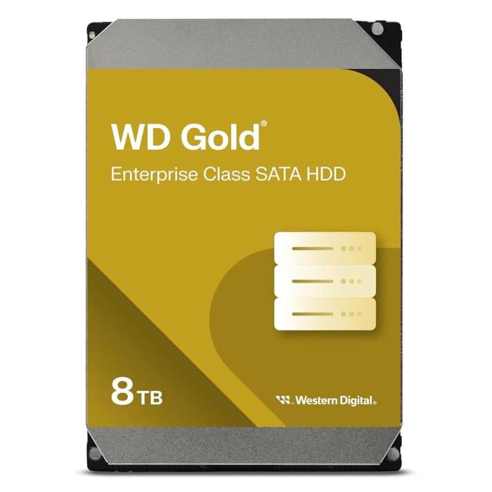 Western Digital Εσωτερικός Σκληρός Δίσκος 8TB (Gold Enterprise 3.5'') (WD8005FRYZ)