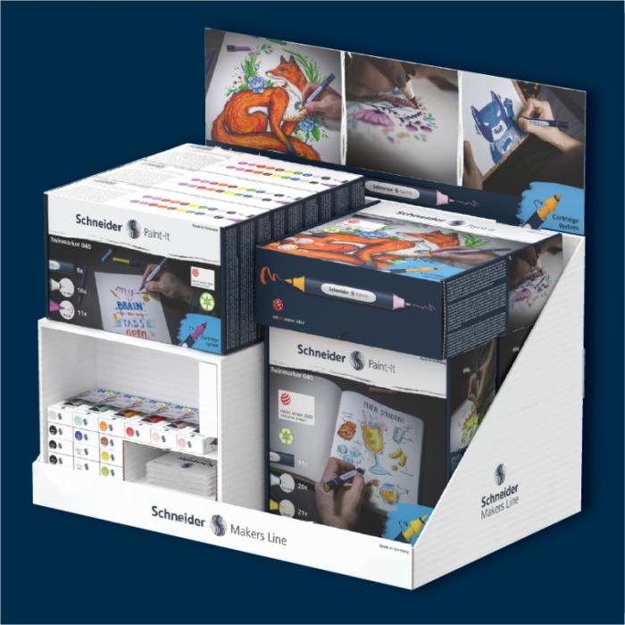 ΒΙΤΡΙΝΑ ΜΑΡΚΑΔΟΡΟΙ SCHNEIDER PAINT-IT 040 TWIN MARKER