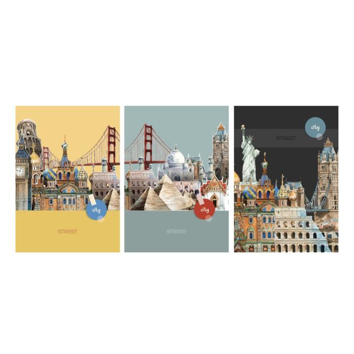 ΤΕΤΡΑΔΙΑ ΡΙΓΕ STREET CITY BREAK A4 42φυλ. (80gr)
