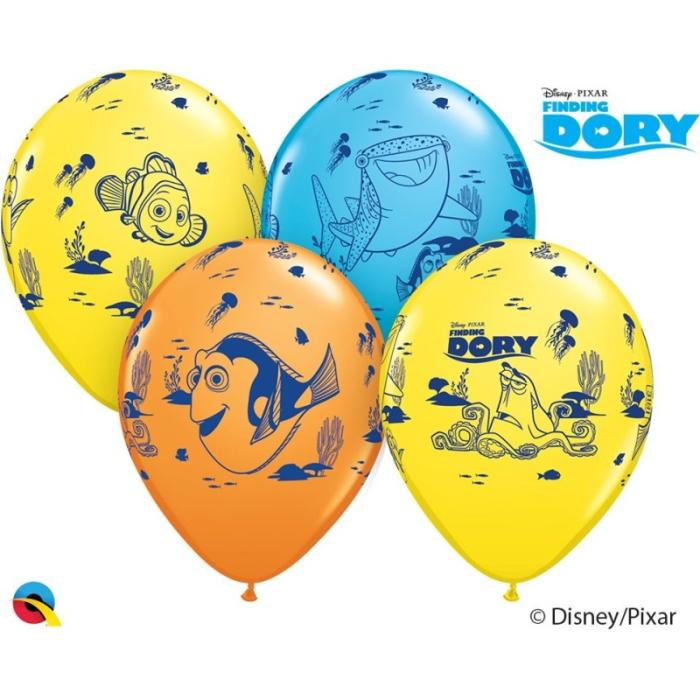 ΜΠΑΛΟΝΙΑ ΗΡΩΕΣ DORY & FRIENDS  ΣΕΤ 6τεμ.