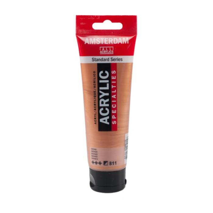 TALENS ΧΡΩΜΑΤΑ ΑΚΡΥΛΙΚΑ AMSTERDAM 120ml METALIC BRONZE N.811