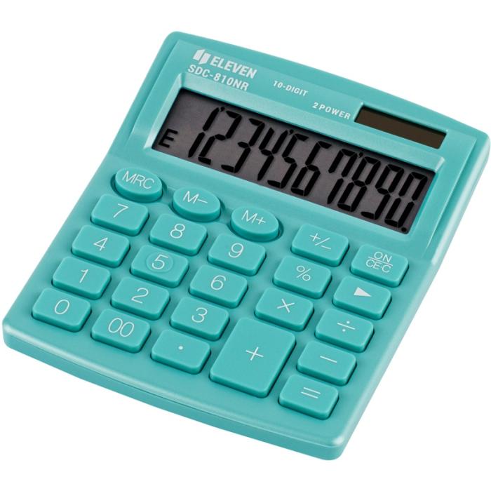 ΚΟΜΠΙΟΥΤΕΡ ELEVEN SDC 810-NRGN (10 ψηφία) ΠΡΑΣΙΝΟ 124x102x25mm