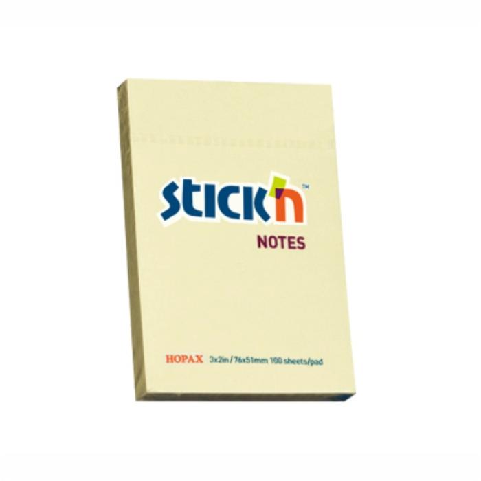 ΧΑΡΤΑΚΙΑ Stick'N ΚΙΤΡΙΝΑ 76Χ50 100Φ