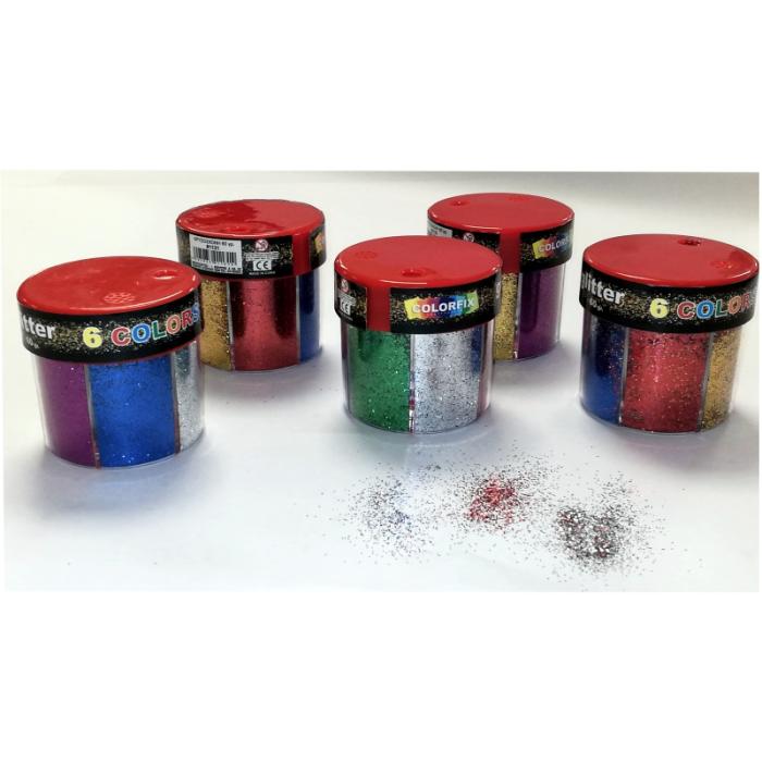 ΧΡΥΣΟΣΚΟΝΗ ΑΛΑΤΙΕΡΑ COLORFIX 6 χρώματα 60gr