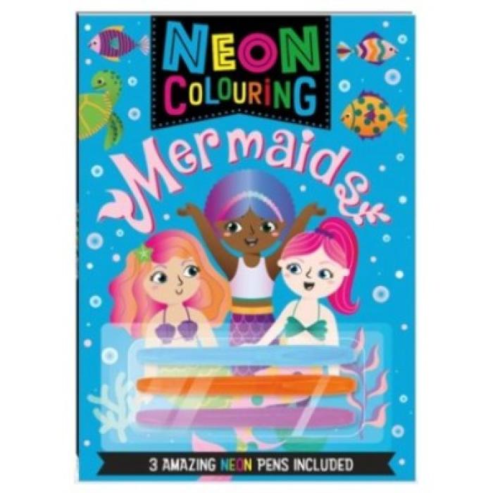 NEON COLOURING 8: MERMAIDS