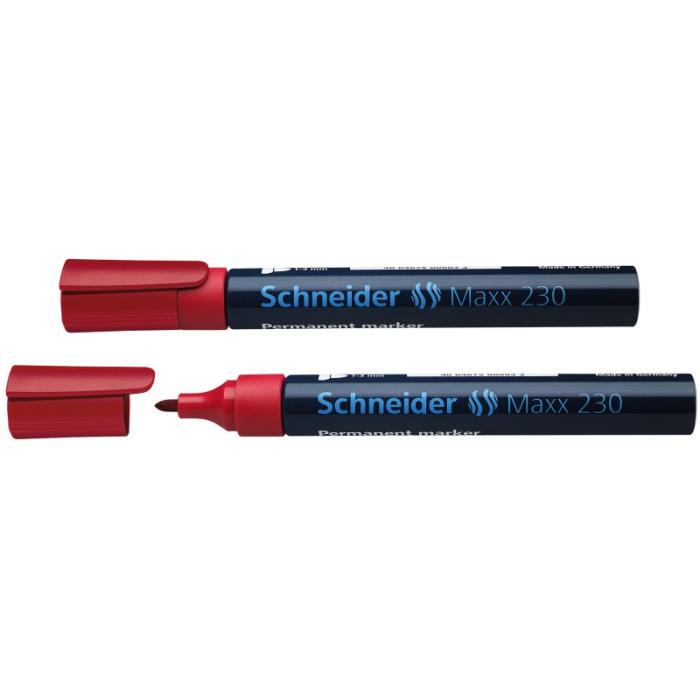 ΜΑΡΚΑΔΟΡΟΙ SCHNEIDER PERMANENT MAXX 230 ΣΤΡΟΓ.ΜΥΤΗ 1-3mm ΚΟΚΚΙΝΟ