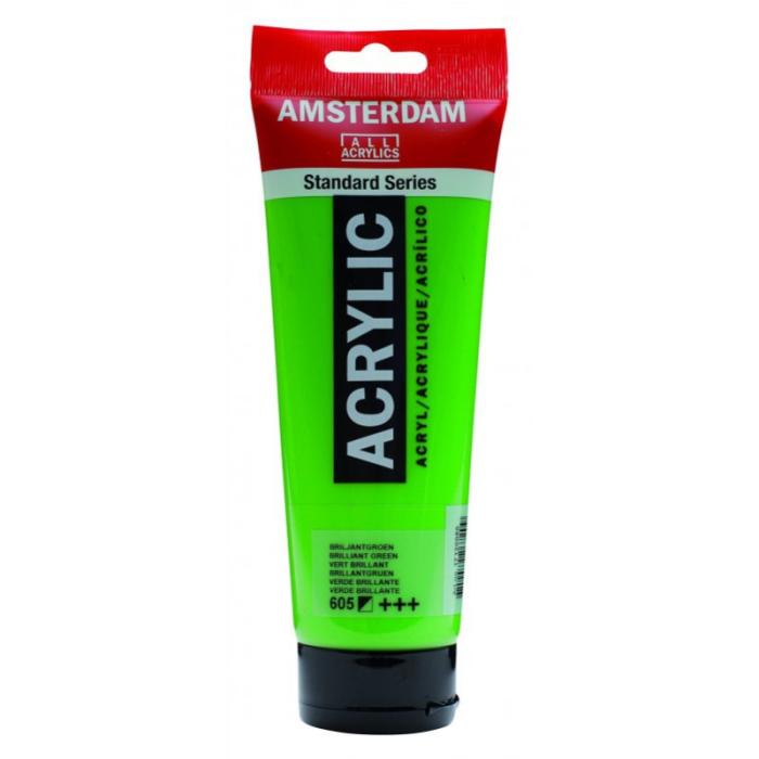 TALENS ΧΡΩΜΑΤΑ ΑΚΡΥΛΙΚΑ AMSTERDAM 120ml BRILLIANT GRN N.605