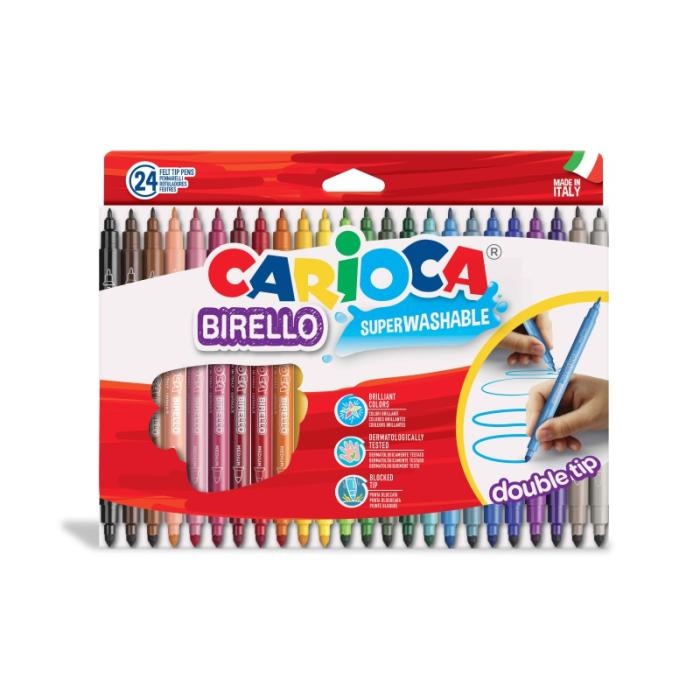 ΜΑΡΚΑΔΟΡΟΙ CARIOCA BIRELLO 24 χρωμ.