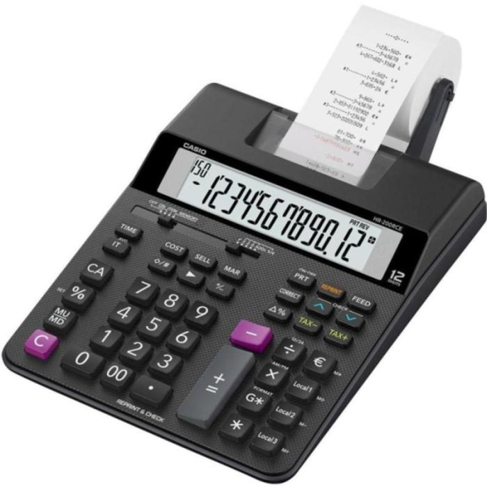 ΚΟΜΠΙΟΥΤΕΡ CASIO ΑΡΙΘΜΟΜΗΧΑΝΗ HR-200RCE (12 ψηφία)