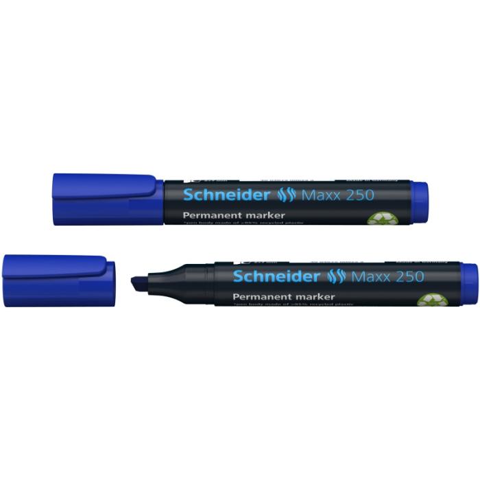 ΜΑΡΚΑΔΟΡΟΙ SCHNEIDER PERMANENT MAXX 250 ΠΛΑΚΕ 2+7mm ΜΠΛΕ