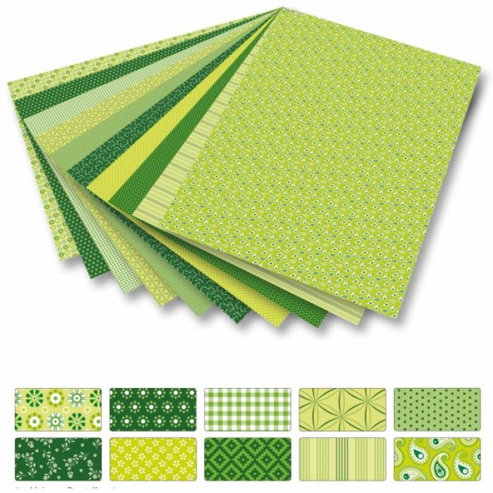ΦΩΤΟΚΑΡΤΟΝ FOLIA 50x70 270gr ΠΡΑΣΙΝΕΣ ΑΠΟΧΡ. ΑΣΟΡΤΙ ΣΕΤ 10τεμ.