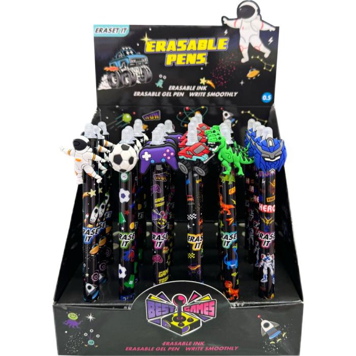 ΣΤΥΛΟ STREET ERASABLE BEST GAMES  (stand 36 τεμ.)