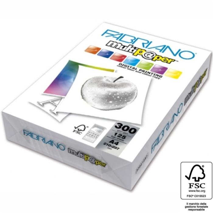 ΧΑΡΤΙ ΦΩΤΟΤΥΠΙΚΟ ΛΕΥΚΟ FABRIANO Α4 300gr (125φ) multipaper