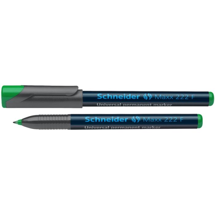 ΜΑΡΚΑΔΟΡΟΙ SCHNEIDER ΔΙΑΦΑΝΕΙΩΝ 0.7mm F MAXX 222 PERMANENT ΠΡΑΣΙΝΟ