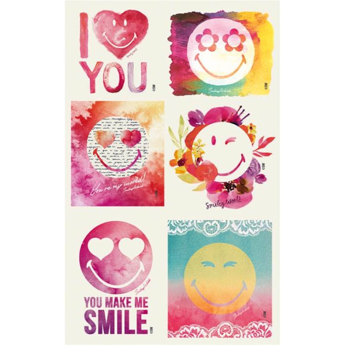 ΑΥΤΟΚΟΛΛΗΤΑ BSB ΑΠΛΑ SMILEY (3 φύλλα)