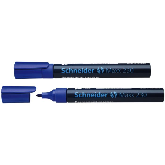 ΜΑΡΚΑΔΟΡΟΙ SCHNEIDER PERMANENT MAXX 230 ΣΤΡΟΓ.ΜΥΤΗ 1-3mm ΜΠΛΕ