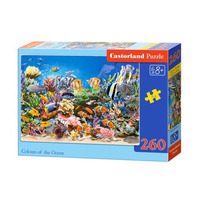 PUZZLE  CASTORLAND 260τεμ. Colours of the ocean (320x230mm)