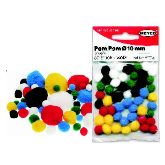 ΠΟΜ-ΠΟΜ ΡΟΜ-ΡΟΜ MEYCO Φ7mm (60τεμ.)