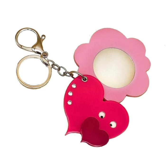 ΜΠΡΕΛΟΚ TINC MALLO HEART PINK MIRROR