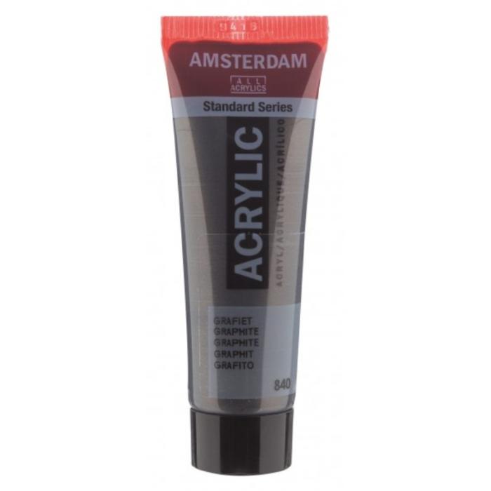 TALENS ΧΡΩΜΑΤΑ ΑΚΡΥΛΙΚΑ AMSTERDAM 120ml GRAPHITE N.840