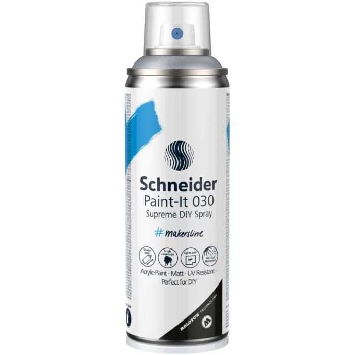 ΧΡΩΜΑΤΑ ΑΚΡΥΛΙΚΑ SCHNEIDER Σπρέι PAINT-IT 030 200ml SILVER METALIC
