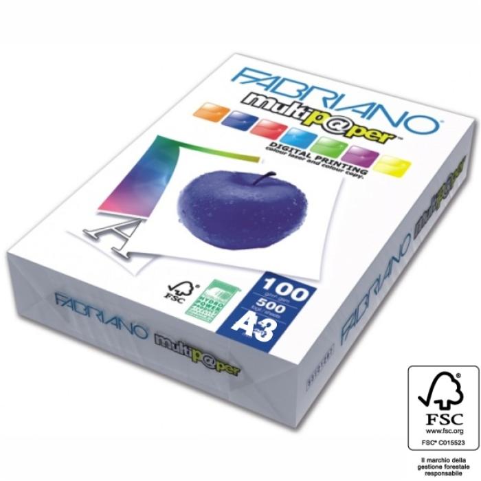 ΧΑΡΤΙ ΦΩΤΟΤΥΠΙΚΟ ΛΕΥΚΟ FABRIANO Α3 100gr (500φ) multipaper