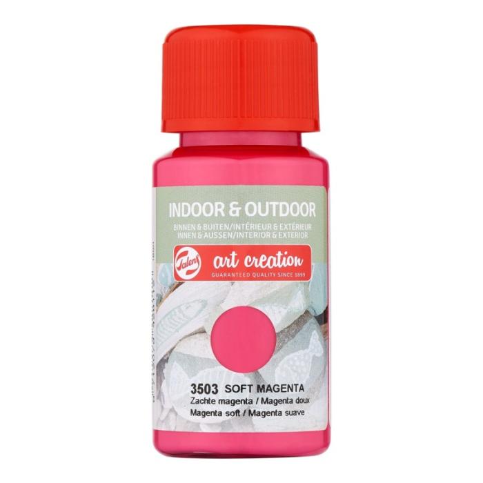TALENS ART CREATION ΧΡΩΜΑΤΑ INDOOR/OUTDOOR  50ml SOFT MAGENTA