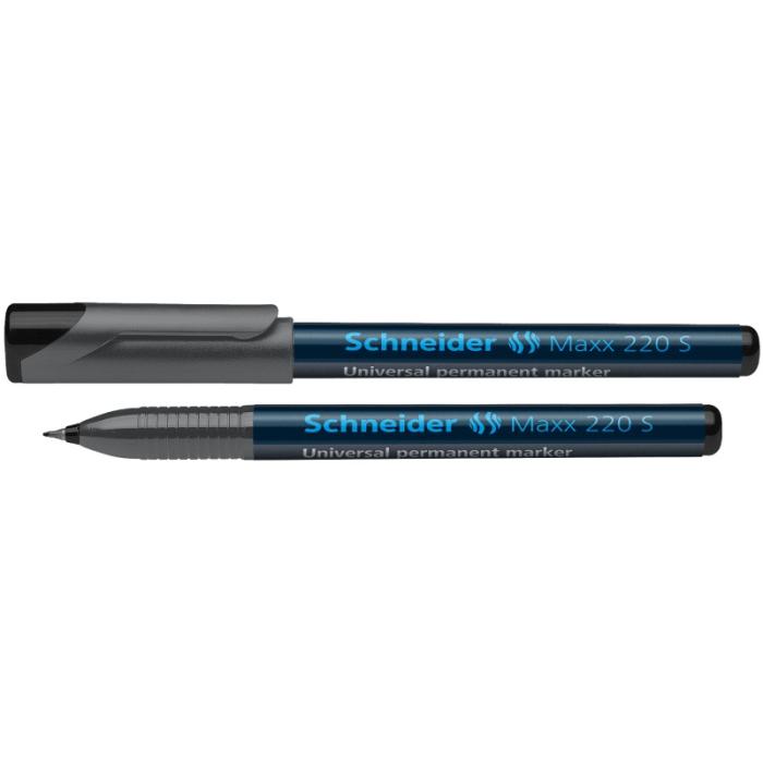 ΜΑΡΚΑΔΟΡΟΙ SCHNEIDER ΔΙΑΦΑΝΕΙΩΝ 0.4mm S MAXX 220 PERMANENT ΜΑΥΡΟ