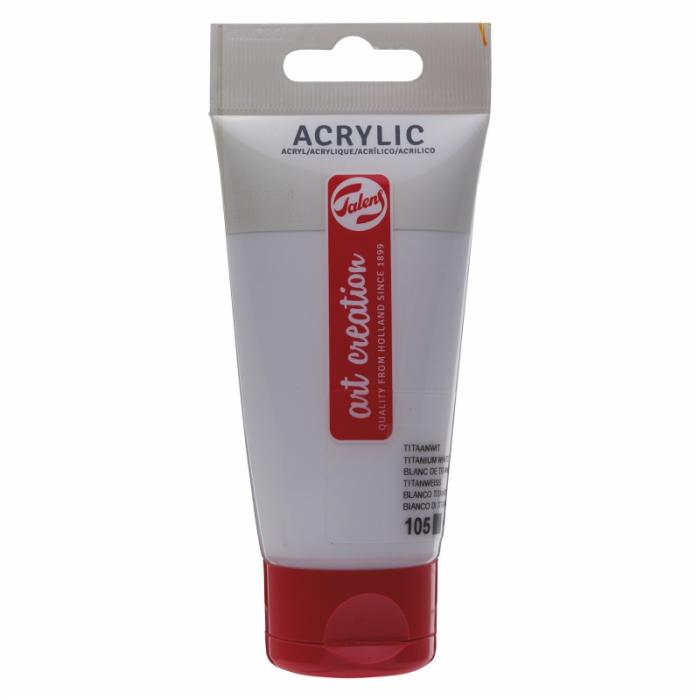 TALENS ΧΡΩΜΑΤΑ ΑΚΡΥΛΙΚΑ ART CREATION 75ml TITANIUM WHITE