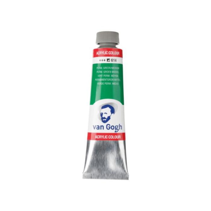 TALENS ΧΡΩΜΑΤΑ ΑΚΡΥΛΙΚΑ 40ml PERMANENT GREEN MEDIUM No 614