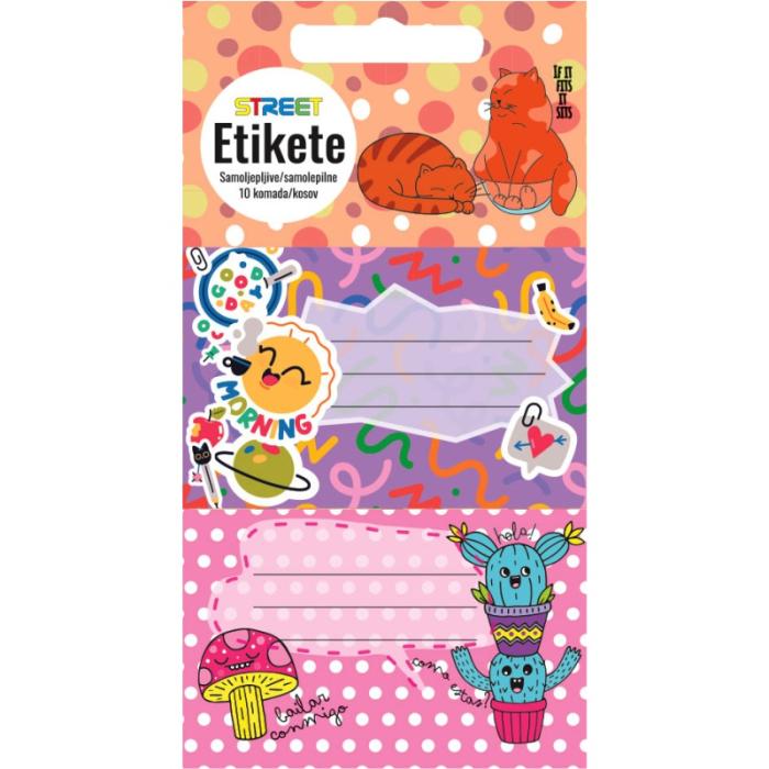 ΕΤΙΚΕΤΕΣ ΣΧΟΛΙΚΕΣ KIDS GIRLS (3 φύλλα) 213286