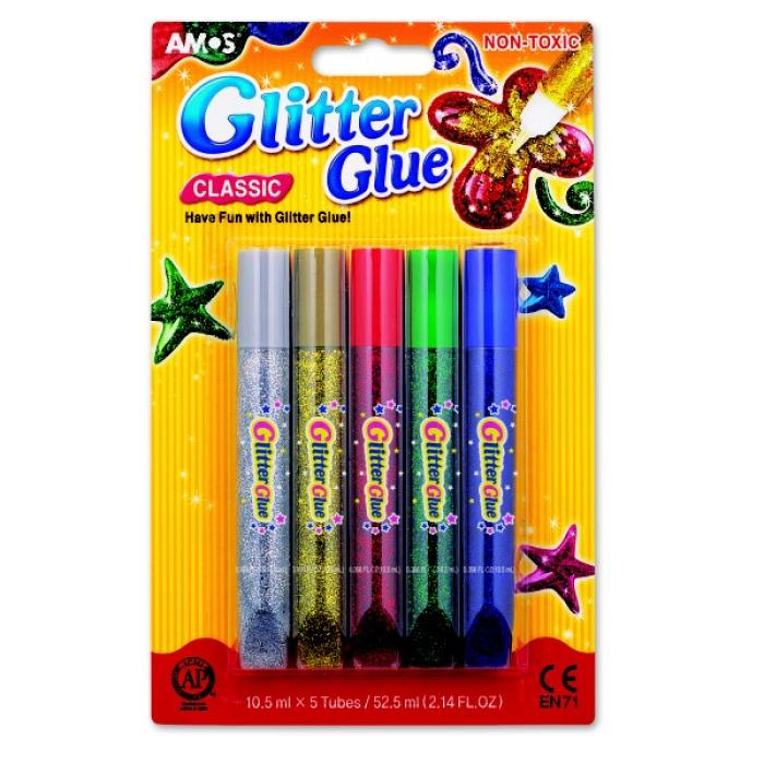 ΧΡΥΣΟΚΟΛΛΕΣ AMOS 10,5ml ΜΠΛΙΣΤΕΡ 5 ΧΡΩΜ.