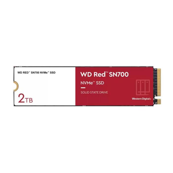 Western Digital Δίσκος SSD Red SN700 NVMe NAS 2TB, M.2 2280/M-Key/PCIe 3.0 x4 (WDS200T1R0C)