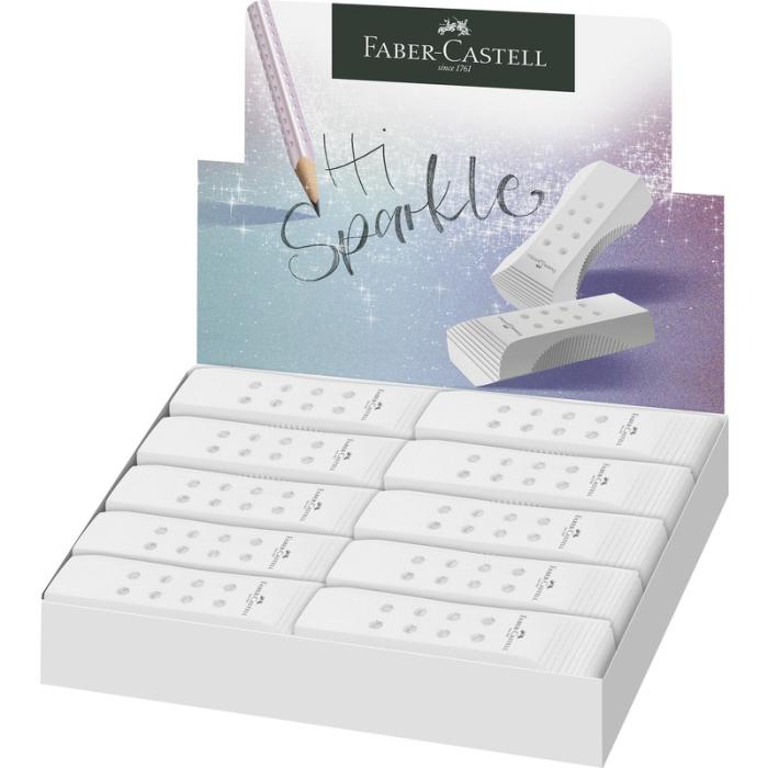 ΓΟΜΕΣ F.CASTELL ROLL-ON SPARKLE ΛΕΥΚΕΣ ΚΟΥΤΙ 20τεμ.
