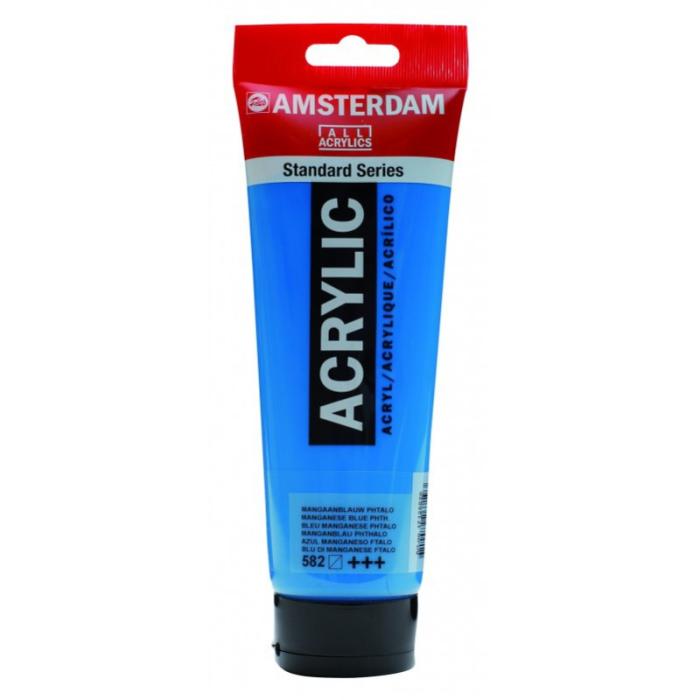 TALENS ΧΡΩΜΑΤΑ ΑΚΡΥΛΙΚΑ AMSTERDAM 120ml MANGANESE BLUE N.582