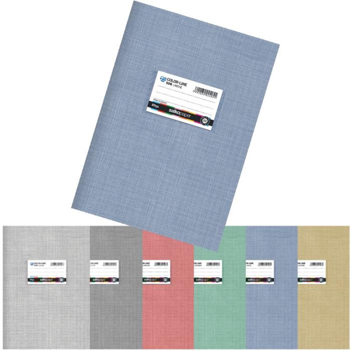 ΤΕΤΡΑΔΙΑ SALKO ΚΑΡΦΙΤΣΑ COLORLINE 17Χ25  ΡΙΓΕ Φ.50
