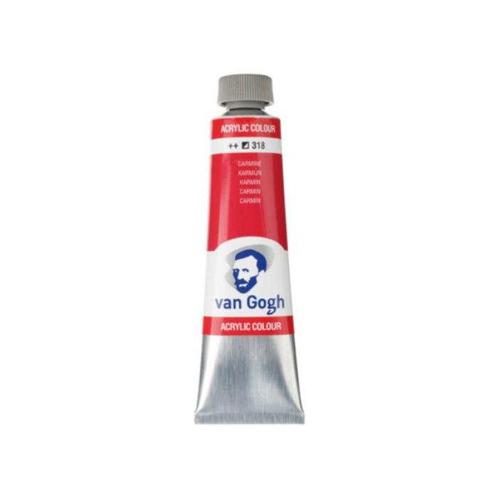 TALENS ΧΡΩΜΑΤΑ ΑΚΡΥΛΙΚΑ 40ml CARMINE No 318